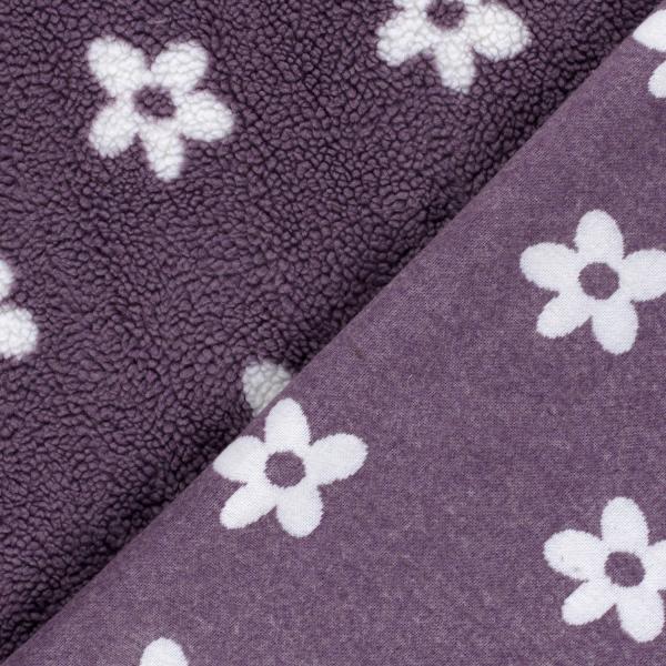 0,5 MTR. ♥ TEDDY DAISIES LILA ♥