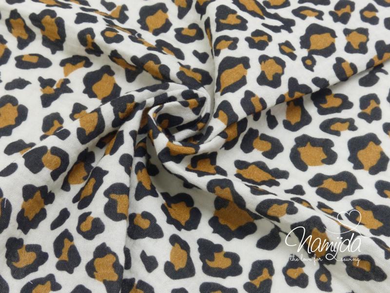 0,5 MTR.  ♥ MUSSELIN SOFT TOUCH LEO  ♥