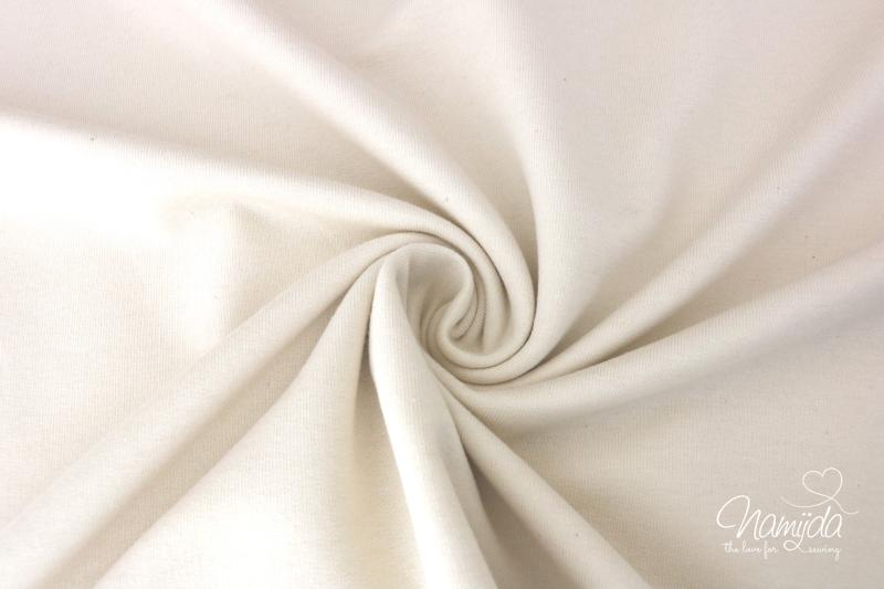 0,5 MTR. ♥ BIO SoMMER BAUMWOLL SWEAT/FRENCH TERRY NATURAL ♥
