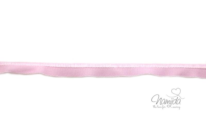 1 MTR. ♥ Paspelband ROSA ♥ elastisch