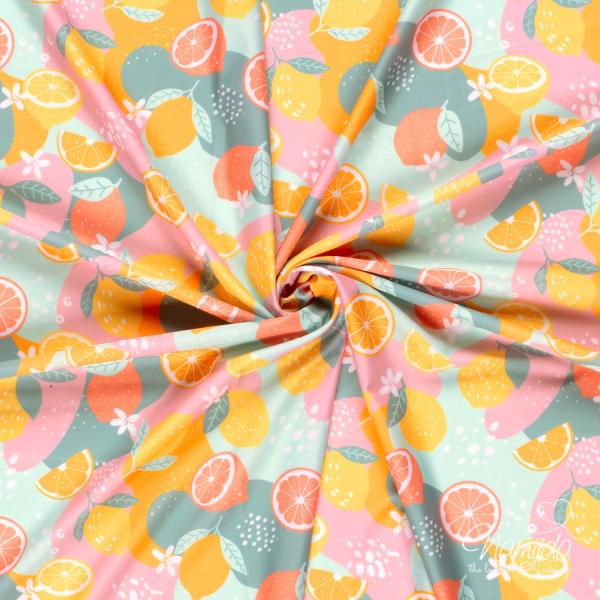0,5 MTR.  ♥ BADESTOFF LYCRA SUMMER FRUITS UPF50 ♥