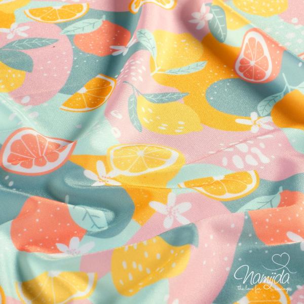 0,5 MTR.  ♥ BADESTOFF LYCRA SUMMER FRUITS UPF50 ♥