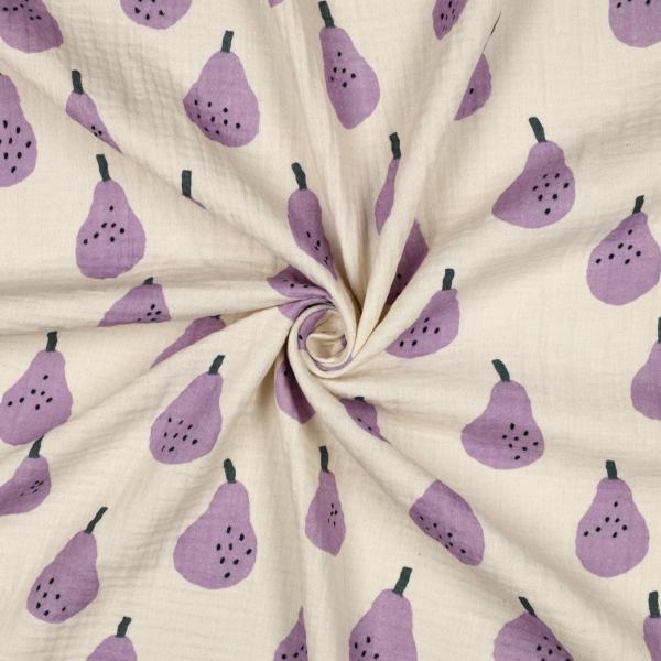 0,5 MTR. ♥ MuSSELIN BIRNEN FLIEDER ♥