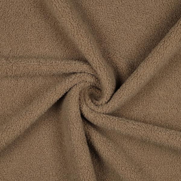 0,5 MTR.  ♥ TEDDY/FLEECE DOUBLEFACE TAUPE ♥