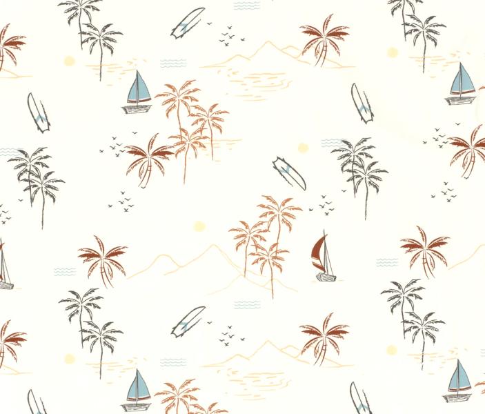 0,50 MTR. ♥ BEACH FEELING JERSEY ♥