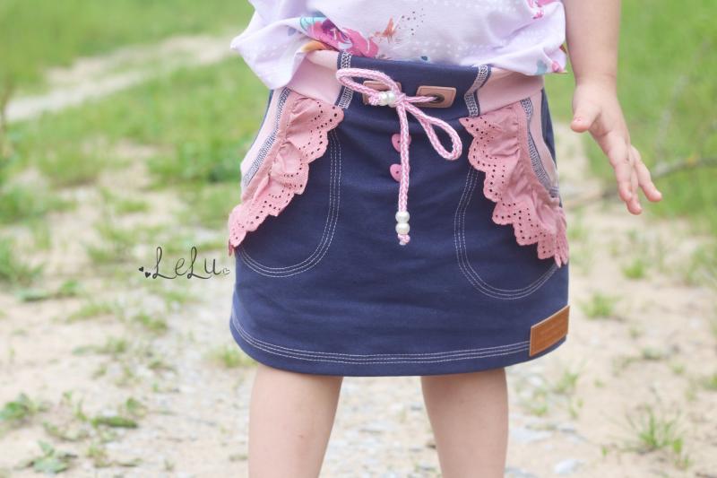 ♥1 Mtr. Wäschespitze WAVES gerüscht - NATURAL - 5cm ♥