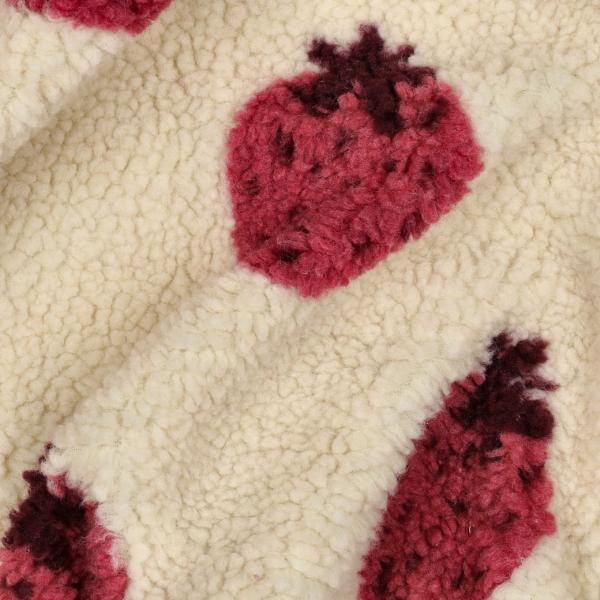 0,5 MTR. ♥ TEDDY STRAWBERRIES ERDBEEREN ♥