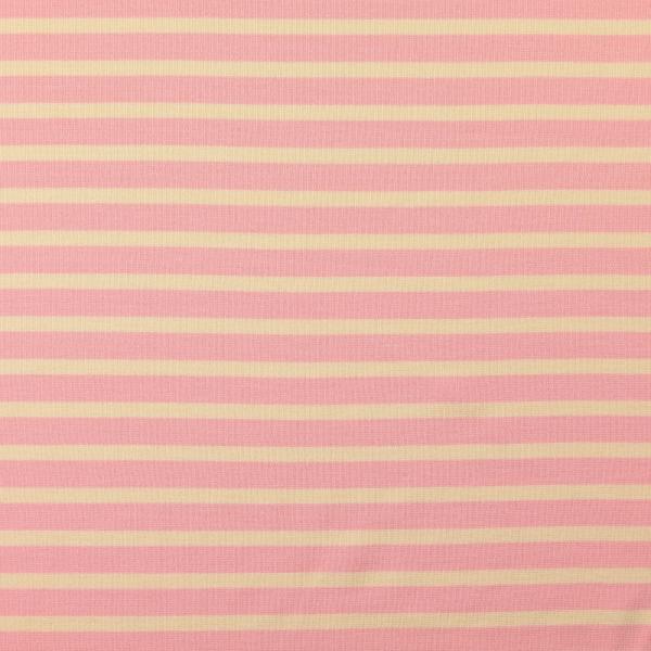 0,5 MTR. ♥ PUNTA DI ROMA STREIFEN ROSA/NATUR