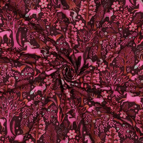 0,5 MTR. WINTERWALD ROSA/BEERE FRENCH TERRY