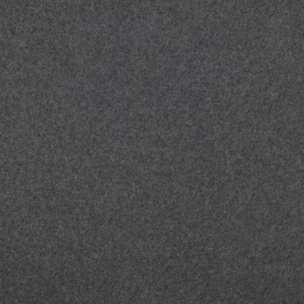 0,5 MTR. ♥ Doubelface Baumwollfleece DuNKELGRau MELANGE - 100% Baumwolle ♥