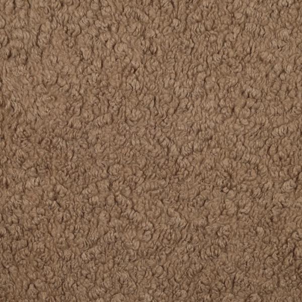 0,5 MTR. ♥ SUPER FLAUSCHIGER TEDDY BOUCLE TAUPE