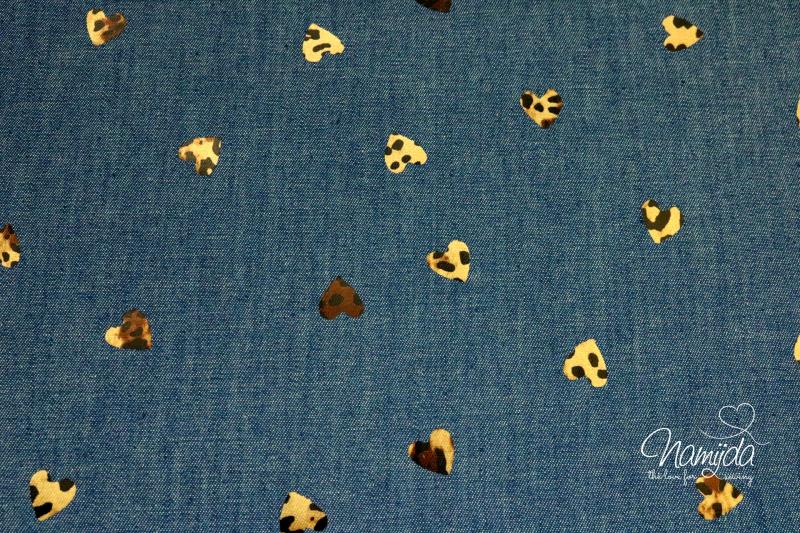 0,5 MTR. FOIL JEANS LEO HEARTS - JEANS ♥