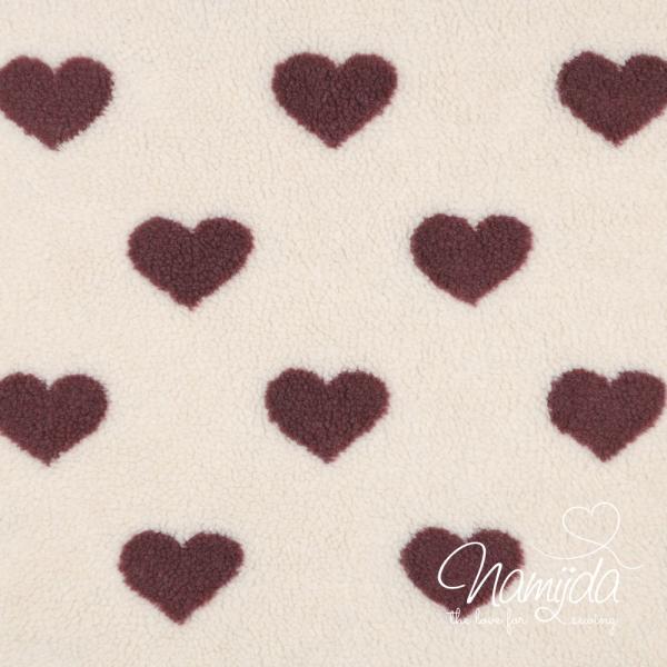 0,5 MTR. ♥ TEDDY HERZEN BEERE ♥