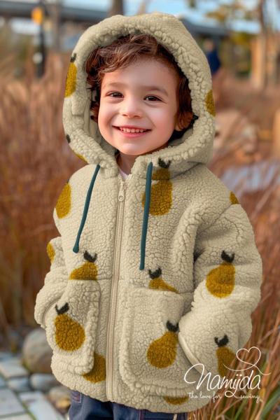 0,5 MTR. ♥ TEDDY PEARS BIRNEN NATUR ♥