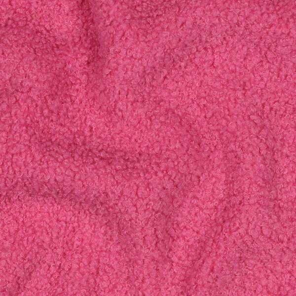 0,5 MTR. ♥ TEDDY BOUCLE FLEECE DOUBLEFACE PINK ♥