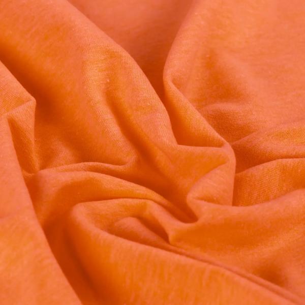 0,50 MTR. NEON ORANGE MELANGE - FRENCH TERRY
