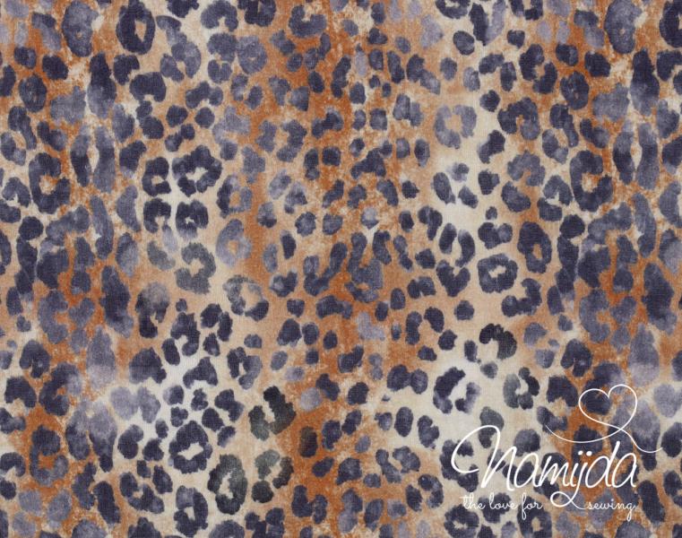 0,5 MTR.  ♥ MUSSELIN LEO DOUBLE GAUZE ♥