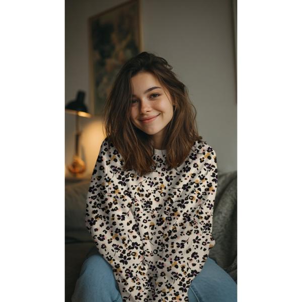 0,50 MTR. LEO NATURAL BLOSSOM SOFT SWEAT