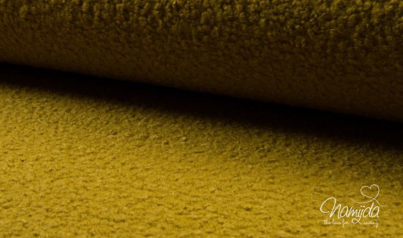 0,50 MTR. Strickstoff Bouclé SENF