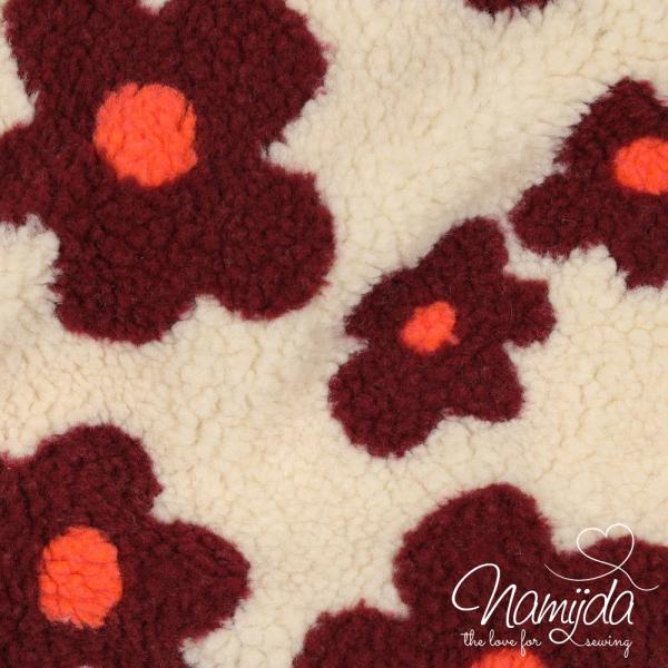 0,5 MTR. ♥ FLOWER TEDDY BEERE NATUR ♥