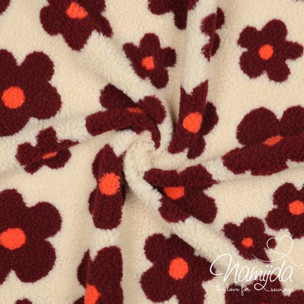 0,5 MTR. ♥ FLOWER TEDDY BEERE NATUR ♥
