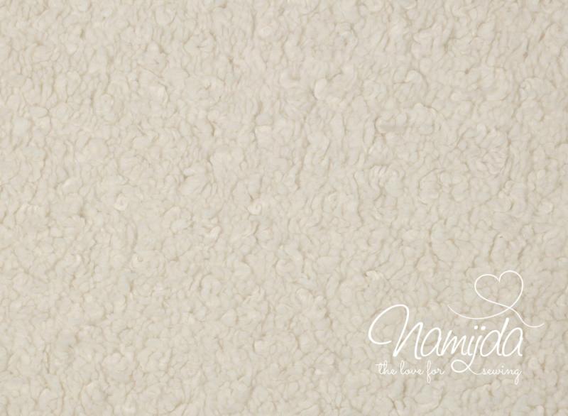 0,5 MTR. ♥ SUPER FLAUSCHIGER TEDDY BOUCLE NATUR