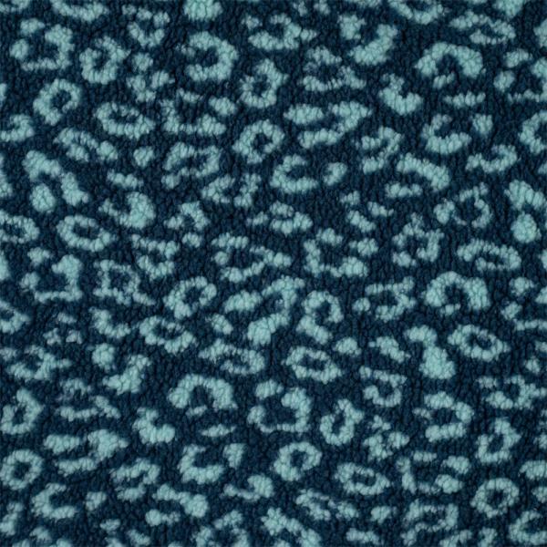0,50 MTR. ♥ TEDDY JACQUARD LEO AQUA  ♥