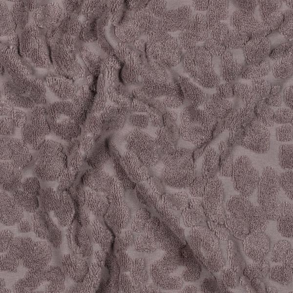 0,5 MTR. ♥ FROTTEE KNITTED LEO MAUVE  ♥