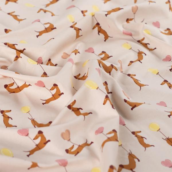 0,50 MTR. ♥ BALOON DACKELPARTY JERSEY ♥