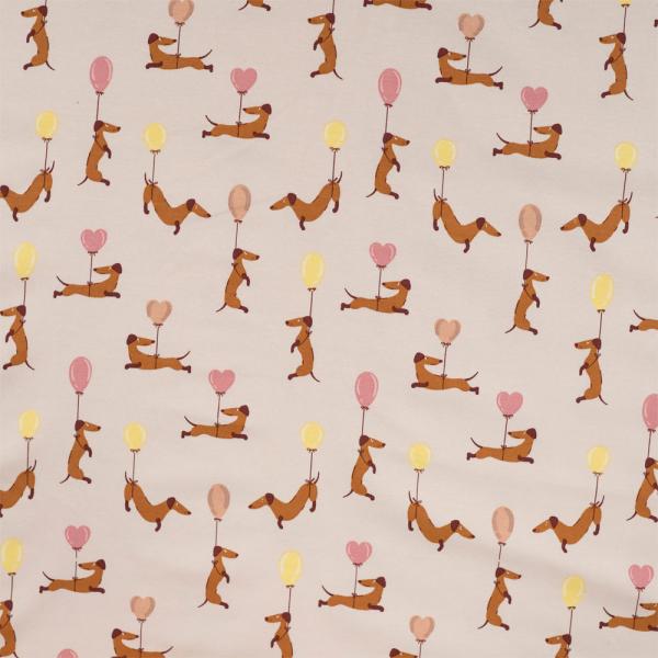 0,50 MTR. ♥ BALOON DACKELPARTY JERSEY ♥