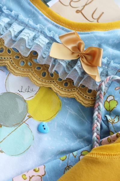 1 MTR. ♥ GEFLOCHTENE KORDEL - ROSE/HeLLBLAU/CREME  - 8mm ♥