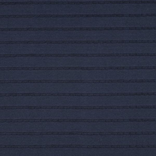 0,5 MTR. ♥ RÜSCHEN JERSEY - NAVY  ♥