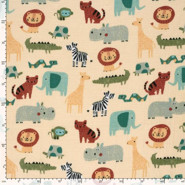 0,5 MTR. ♥ MuSSELIN ZOOBANDE ♥