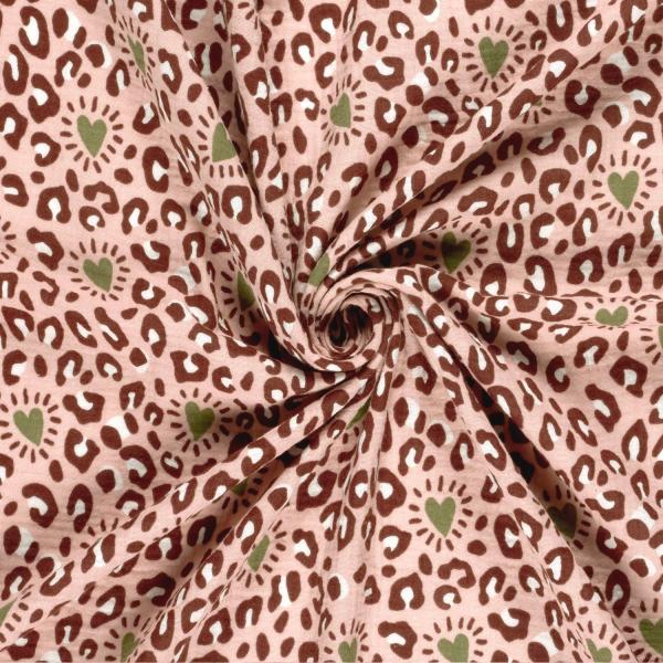 0,5 MTR. ♥ MuSSELIN LEO LIEBE ♥