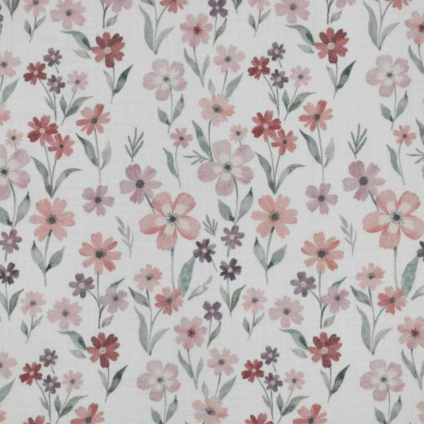 0,5 MTR. ♥ MuSSELIN PASTELL MEADOW ♥