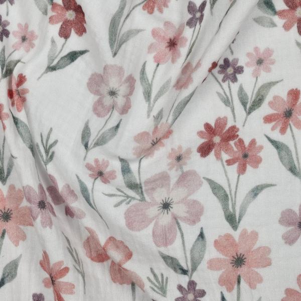 0,5 MTR. ♥ MuSSELIN PASTELL MEADOW ♥