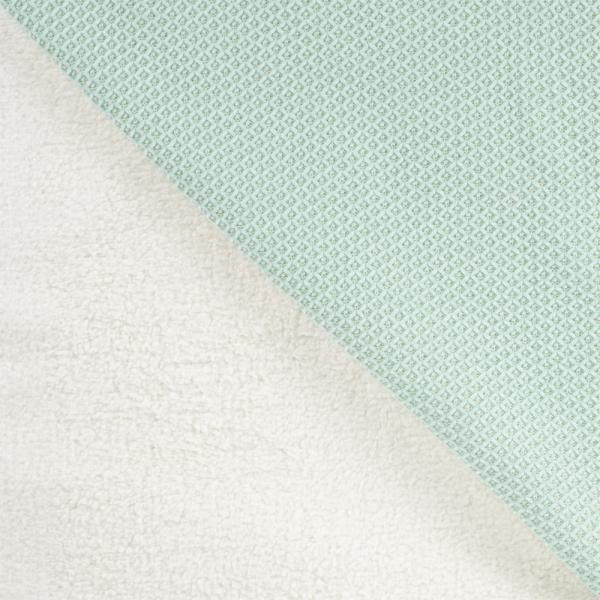 0,5 MTR. ♥ TEDDY BOUCLE DOUBLEFACE MINT  ♥