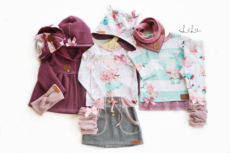 0,5 MTR. HEAYY SWEAT KUSCHLIGER WINTER SWEAT BEERE - 6464-Bündchen passt exakt dazu!