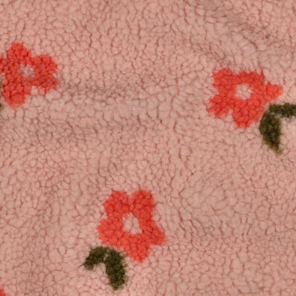 0,5 MTR. ♥ TEDDY KUSCHEL DAISY BLÜMCHEN PUDER ♥