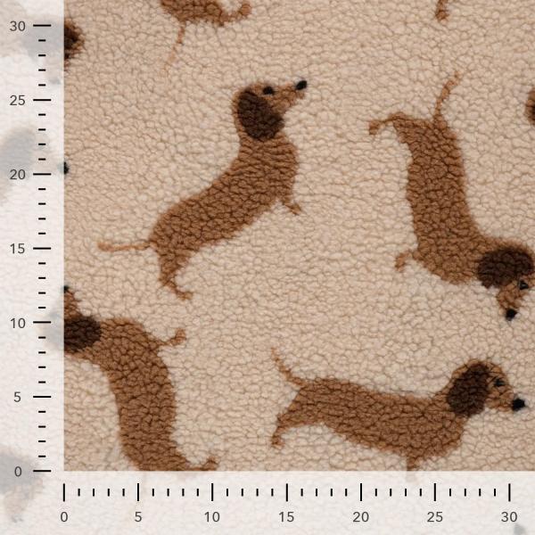 0,5 MTR. ♥ TEDDY KUSCHEL DACKEL ♥