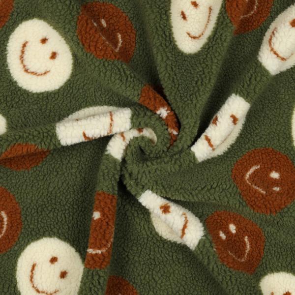 0,5 MTR. ♥ TEDDY SMILEYS KHAKI ♥