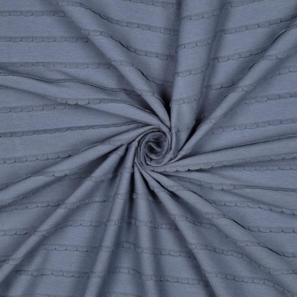 0,5 MTR. ♥ RÜSCHEN JERSEY - JEANS ♥
