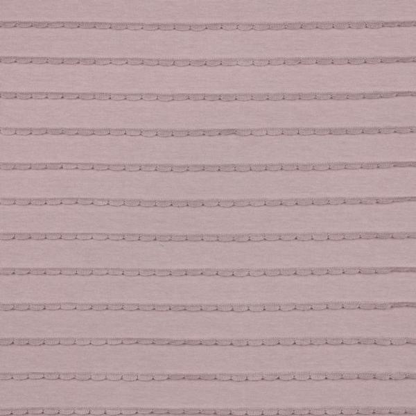 0,5 MTR. ♥ RÜSCHEN JERSEY - MAUVE ♥