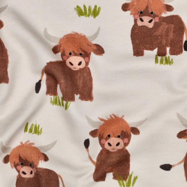 0,50 MTR. FLUFFY MUH ZOTTELBANDE NATURAL SOFT SWEAT