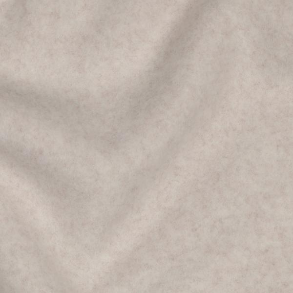 0,5 MTR. ♥ Doubelface Baumwollfleece NATUR  MELANGE - 100% Baumwolle ♥