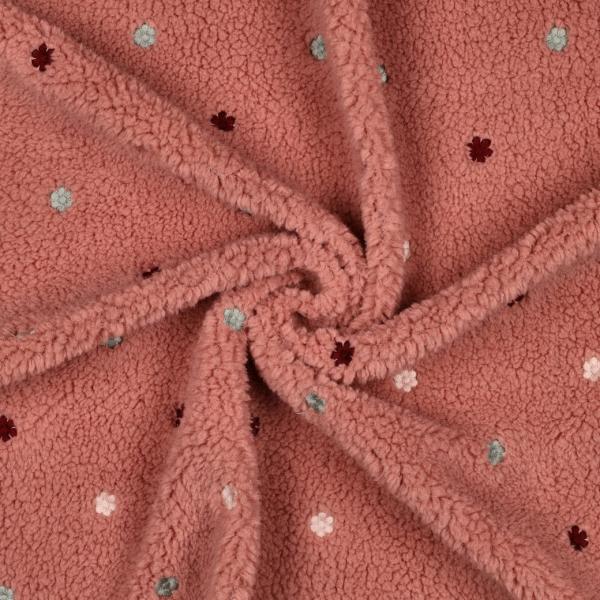 0,5 MTR. ♥ TEDDY GESTICKTE DAISIES PUDER ♥