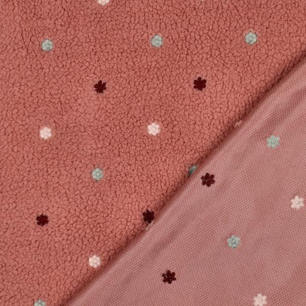 0,5 MTR. ♥ TEDDY GESTICKTE DAISIES PUDER ♥