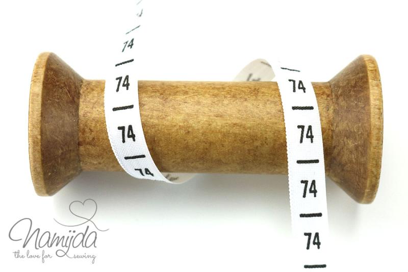 0,5 MTR. ♥ GrößenLabels Größe 74 - Kinder ♥