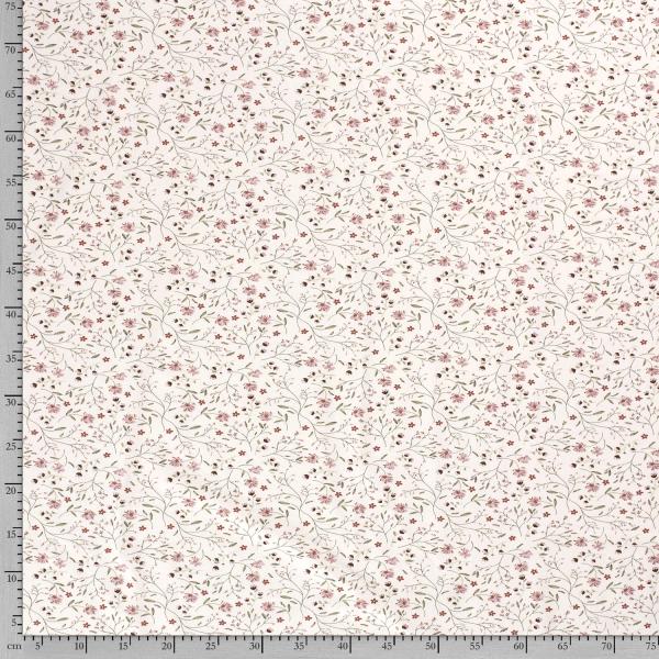 0,50 MTR. ♥ FLORINE STREUBLÜMCHEN JERSEY ♥