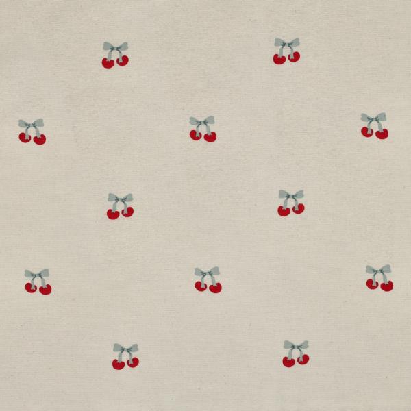 0,5 MTR. FLANNEL CHERRIES 100% BAUMWOLLE
